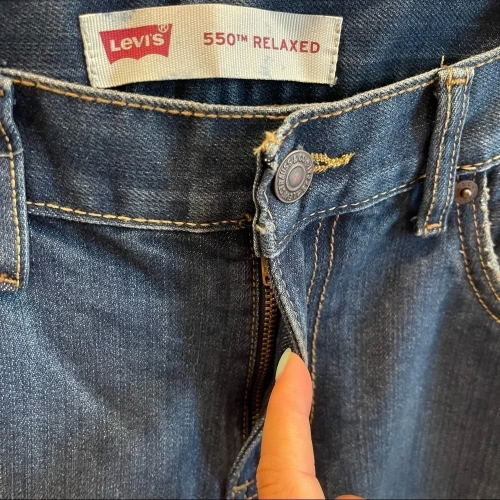 N: Levi’s Kids 550 Relaxed Blue Jean Sz 16 28x28